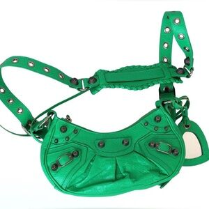 Balenciaga Le Cagole XS Green Bag